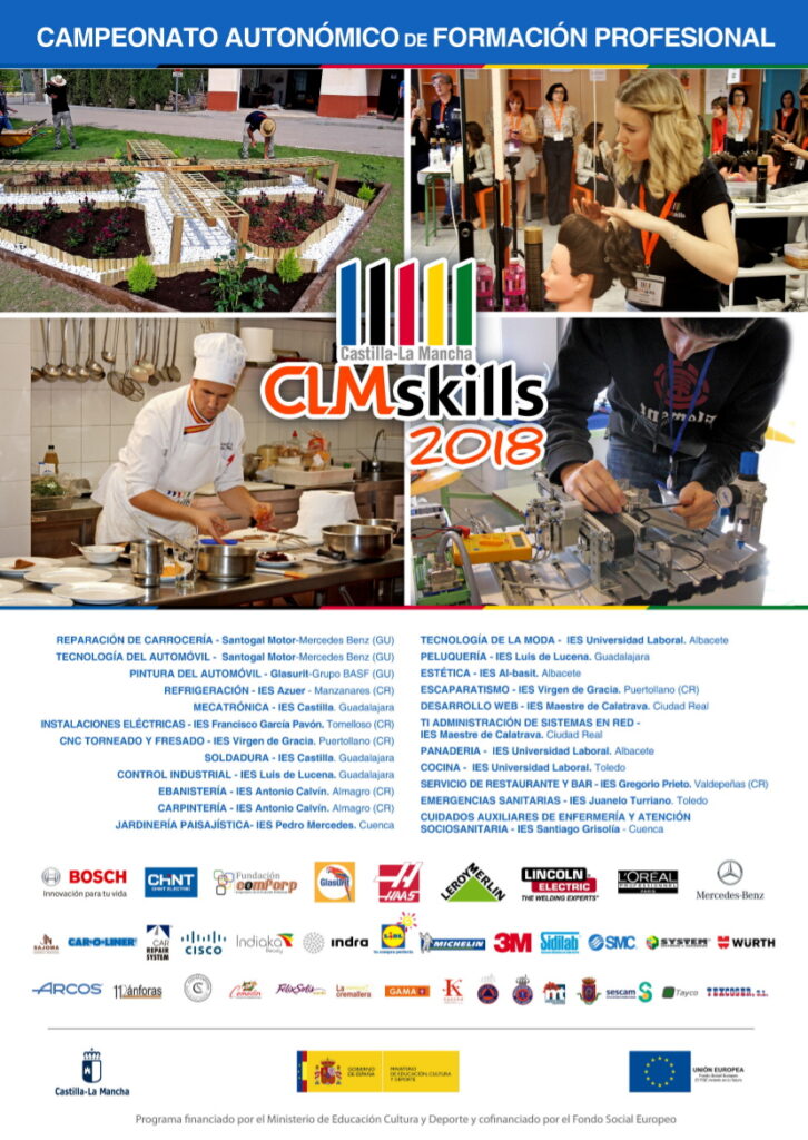 CLM SKILLS 2018 en el IES Antonio Calvín de Almagro