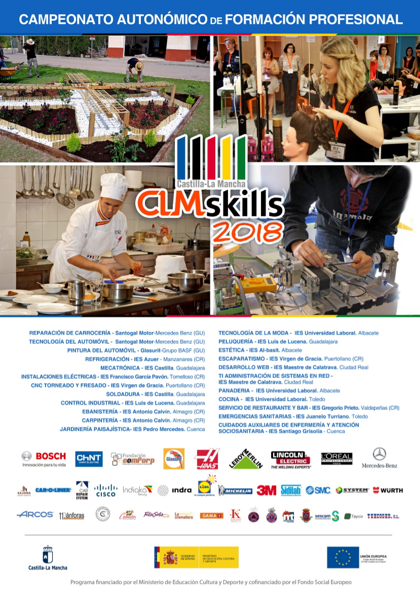 CLM SKILLS 2018 en el IES Antonio Calvín de Almagro