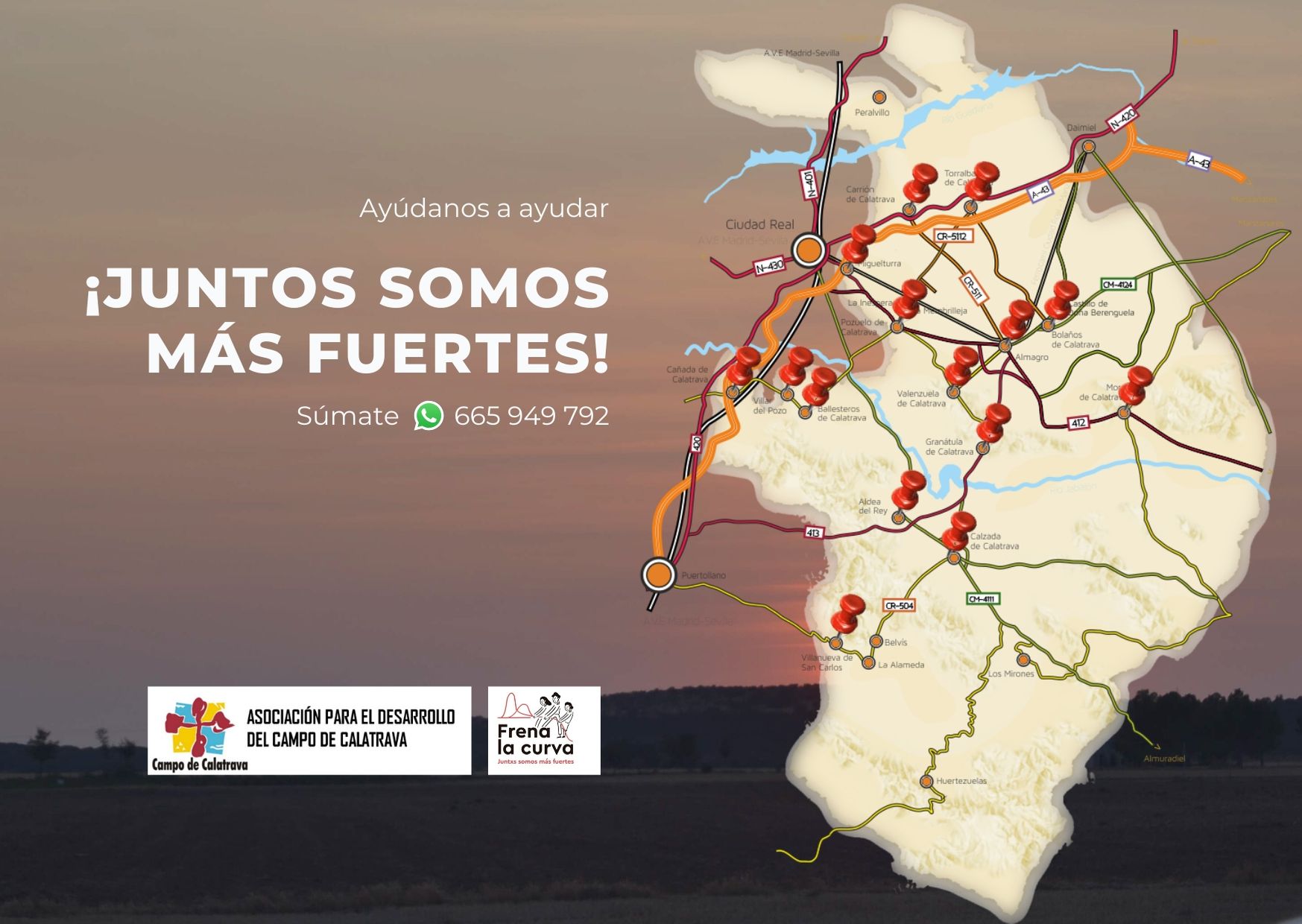 Más de 150 nuevas iniciativas se suman a la lucha contra el coronavirus en el Campo de Calatrava