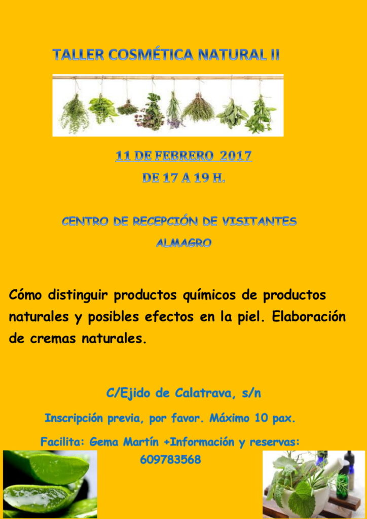 Taller de Cosmética Natural II