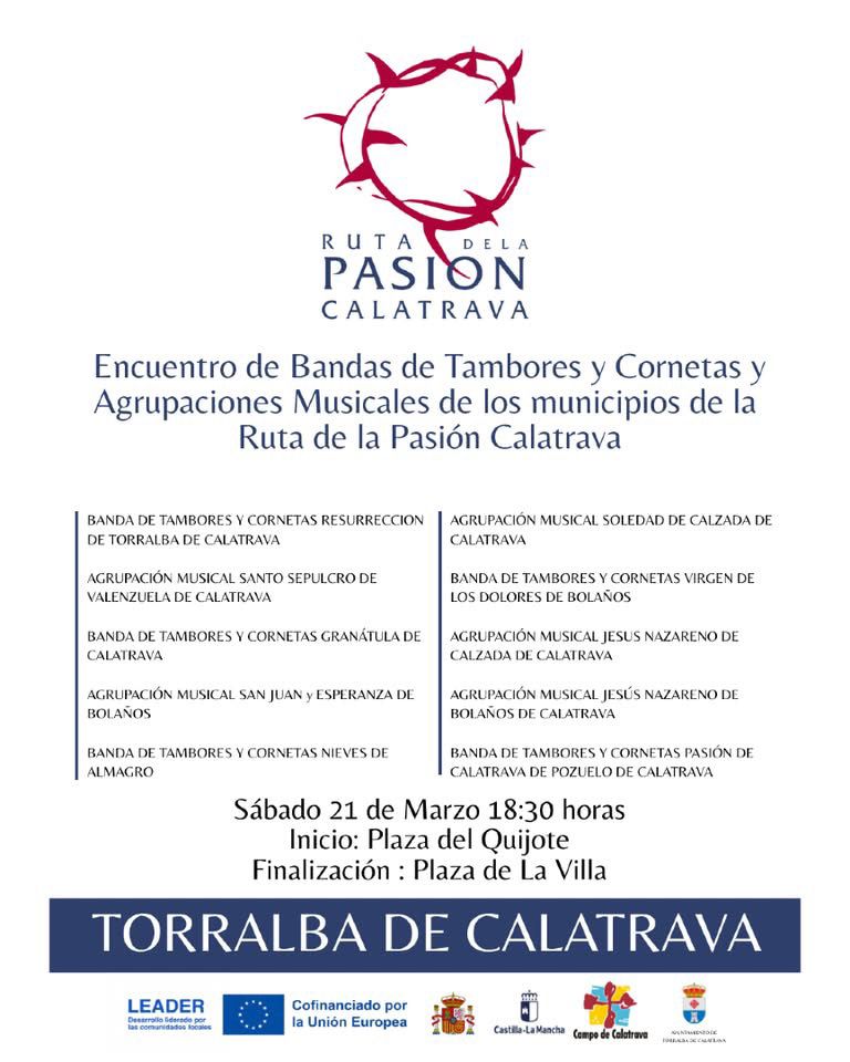 Encuentro de bandas de cornetas y tambores. Torralba de Calatrava