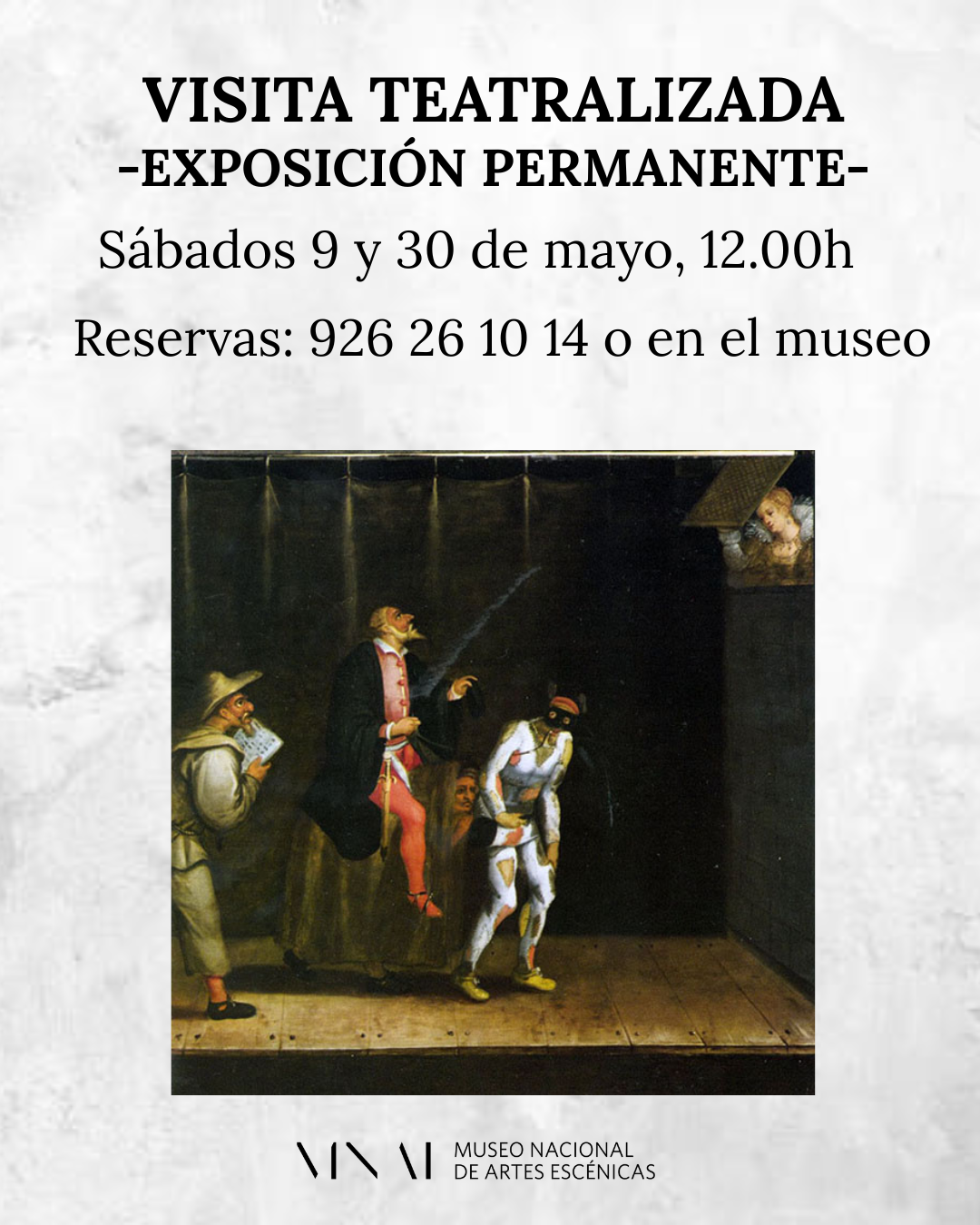 Visita teatralizada al Museo Nacional de las Artes Escénicas. Almagro
