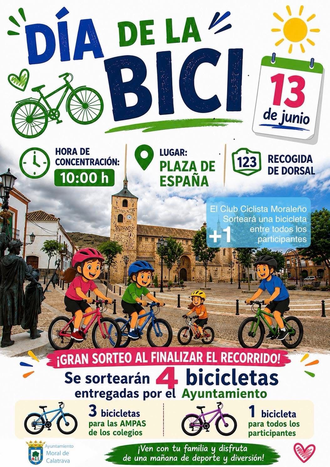 Día de la bici. Moral de Calatrava