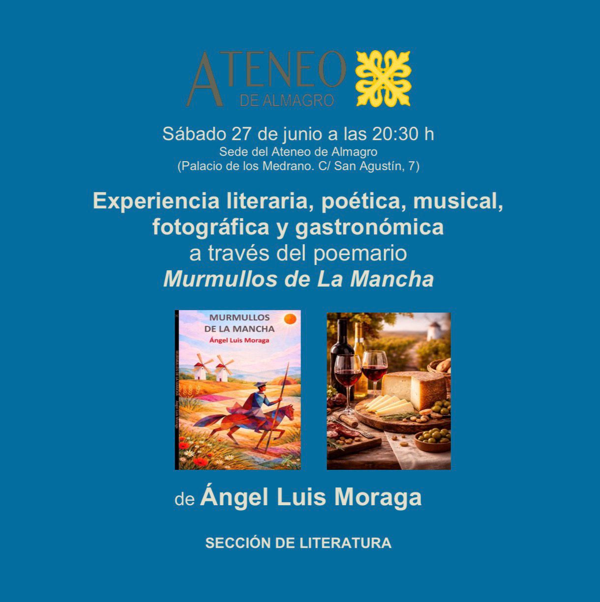 Presentación del libro y experiencia literaria Murmullos de La Mancha. Almagro