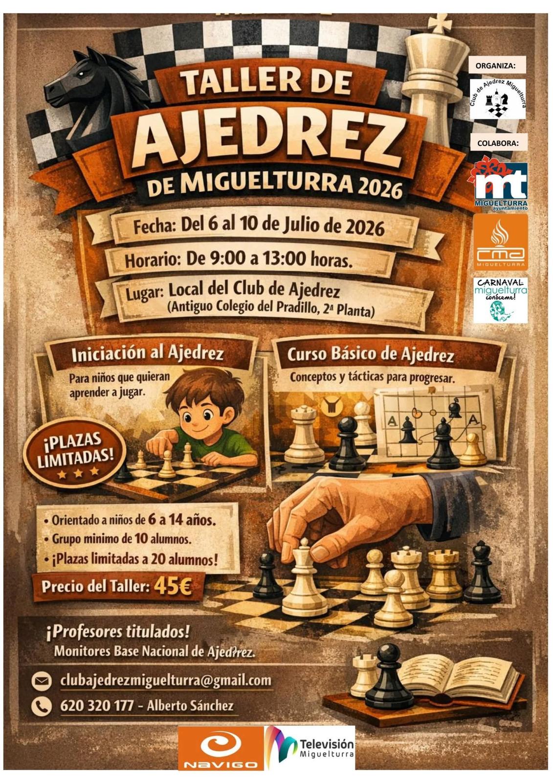Taller de ajedrez. Miguelturra