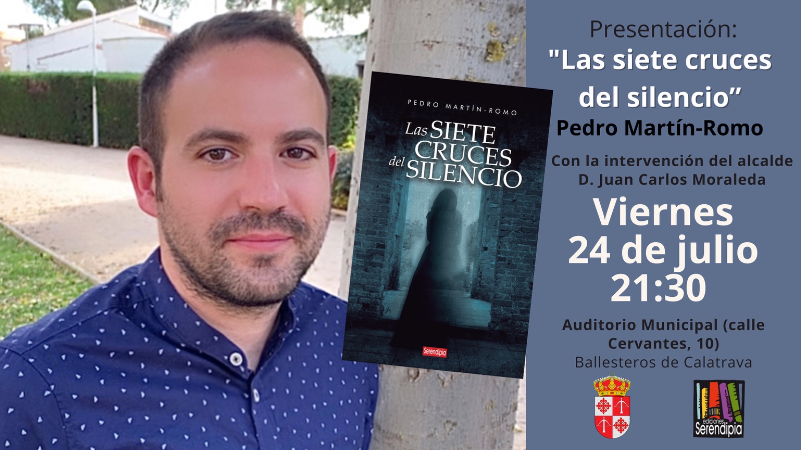 Presentación libro Las siete cruces del silencio. Ballesteros de Calatrava