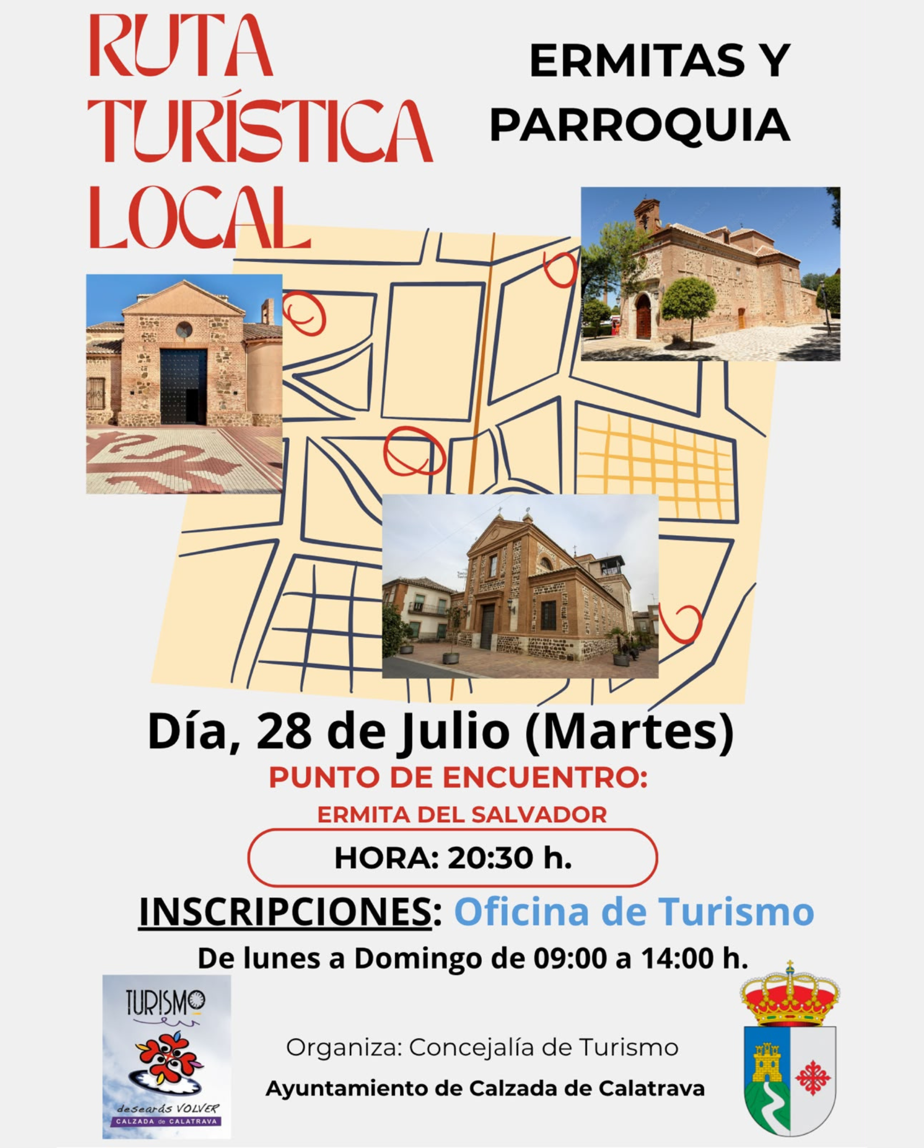 Ruta por ermitas y parroquias. Calzada de Calatrava.