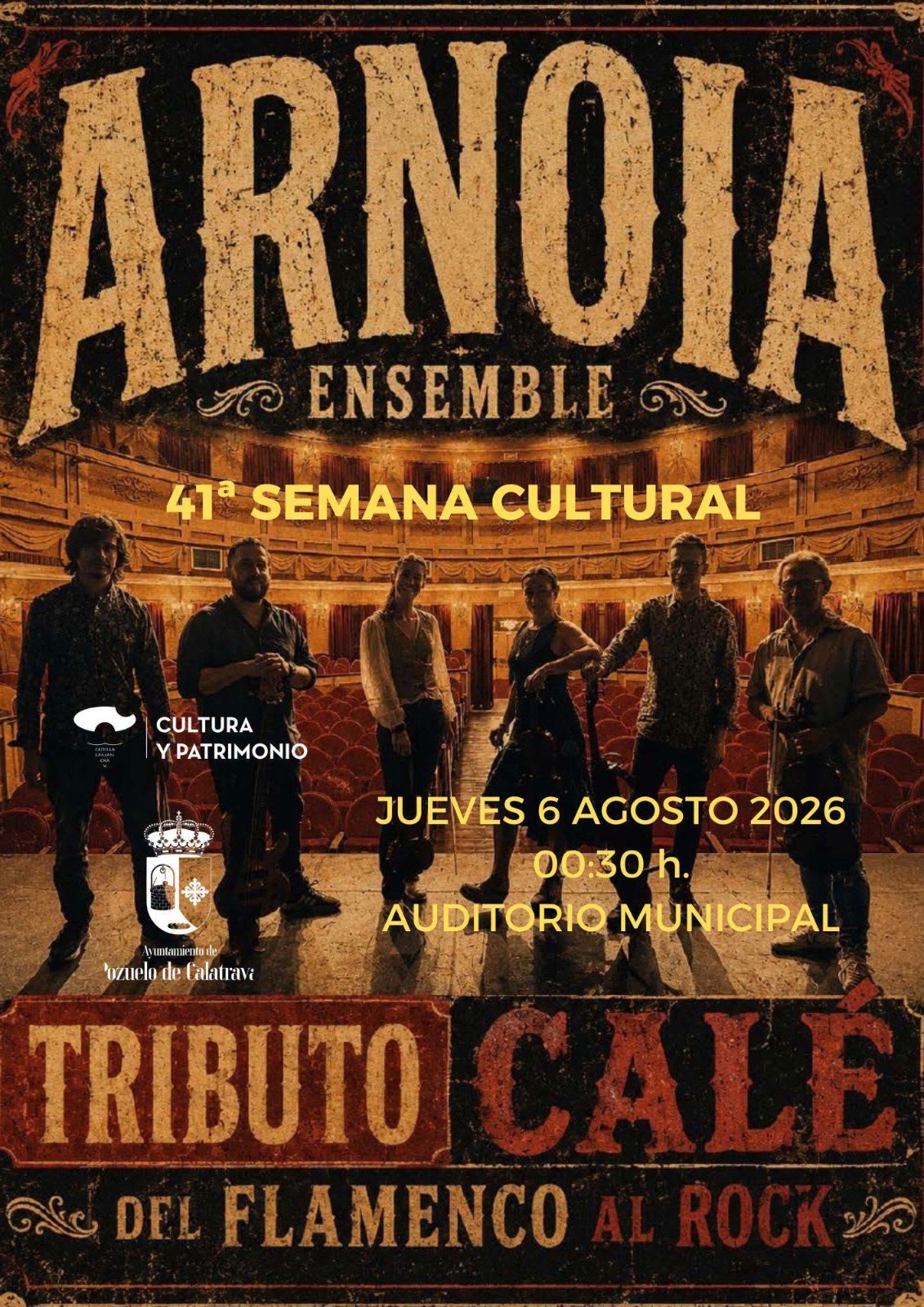 Tributo calé. Del flamenco al rock. Pozuelo de Calatrava.