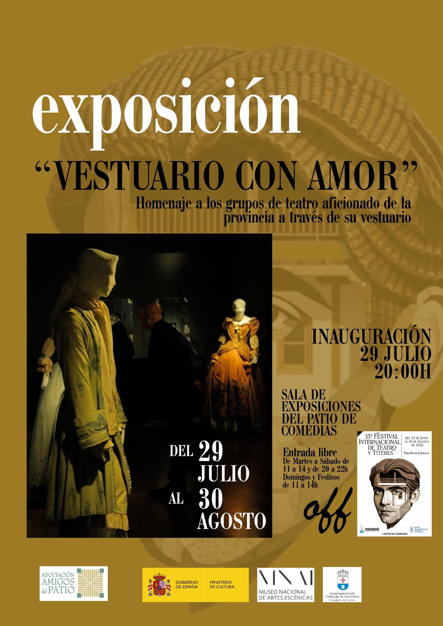 Exposición 'Vestuario con amor'. Torralba de Calatrava.